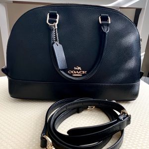 Coach Mini Sierra Crossbody/Purse Bag Black